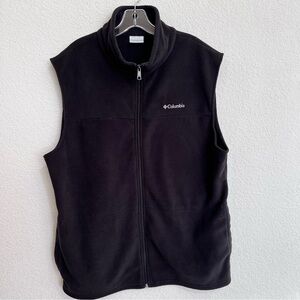 Columbia Black Fleece Vest XL